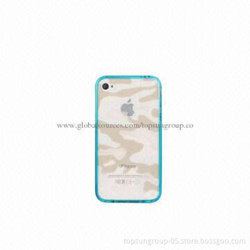 Cellphone Case for 5S/4/4S, Camouflage Pattern, Made of TPU Material, New Design Camouflage Cover